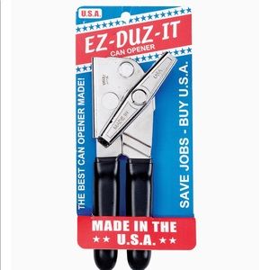 EZ-DUZ-IT Deluxe Can Opener Made In USA